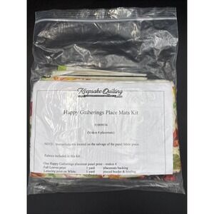 Keepsake Quilting Happy Gatherings Placemat Kit #1009934 Makes 4 Fall